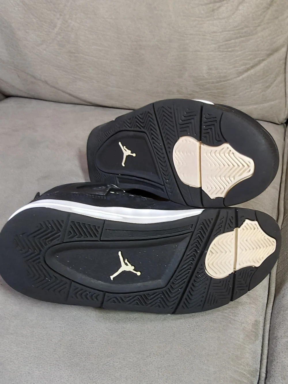 Jordan Black and White Retro High-Top Sneakers